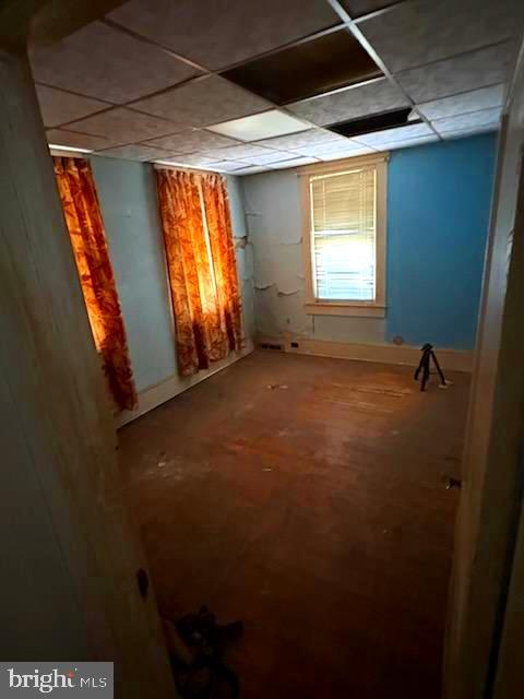 260 Weber Ave, Ewing, NJ 08638 - basement with a paneled ceiling