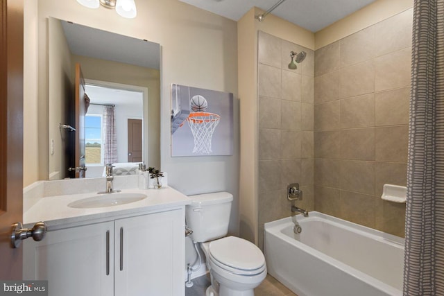 453 Ensemble Way, Frederick, MD 21701 - bathroom featuring toilet, vanity, and shower / bathtub combination