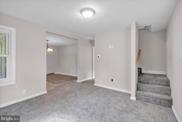 70 Steinfeld Ave, Pittsgrove, NJ 08318 - spare room with carpet and stairs