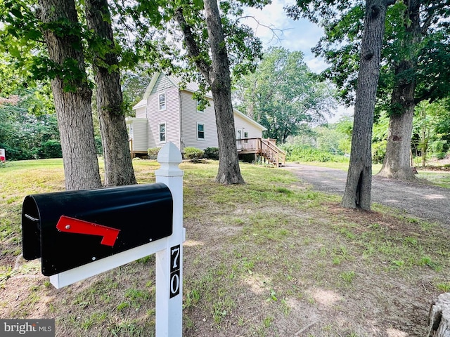 70 Steinfeld Ave, Pittsgrove, NJ 08318 - view of front of house with a deck