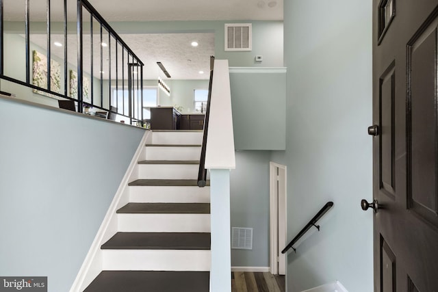 1207 Blithe Ct, Upper Marlboro, MD 20774 - stairway featuring wood finished floors and recessed lighting