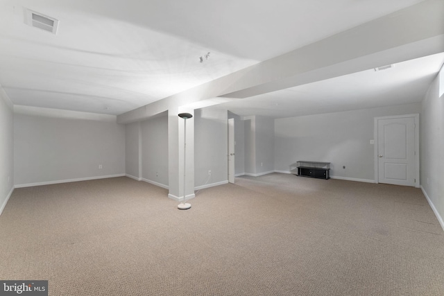 14207 Pollin St, Accokeek, MD 20607 - finished basement featuring light carpet and baseboards