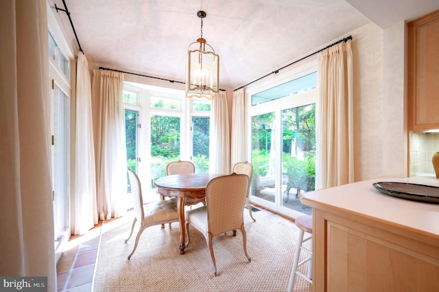6501 Menlo Rd, Mclean, VA 22101 - dining room featuring a chandelier