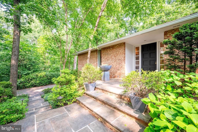 6501 Menlo Rd, Mclean, VA 22101 - view of exterior entry featuring brick siding