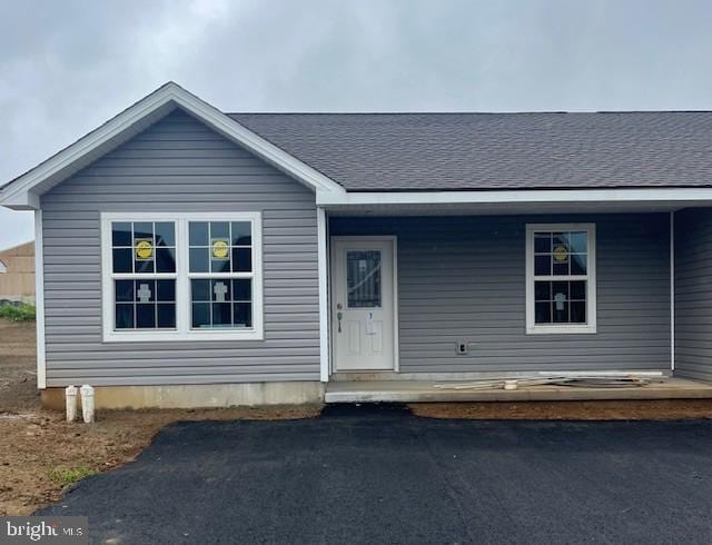 96 Pacific Ave, Milroy, PA 17063 - view of front of property with roof with shingles