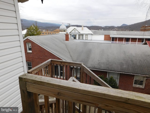 89 S Mineral St, Keyser, WV 26726 - wooden terrace with a mountain view