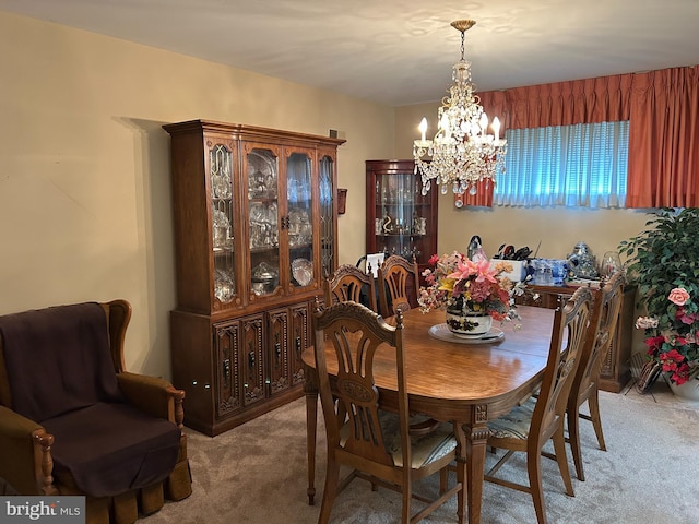 13012 Daley St, Silver Spring, MD 20906 - dining space with light carpet and a chandelier