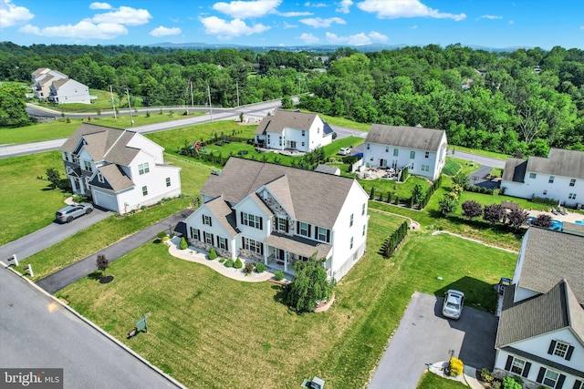 3 Rycroft Rd, Mechanicsburg, PA 17050 - aerial perspective of suburban area featuring a heavily wooded area