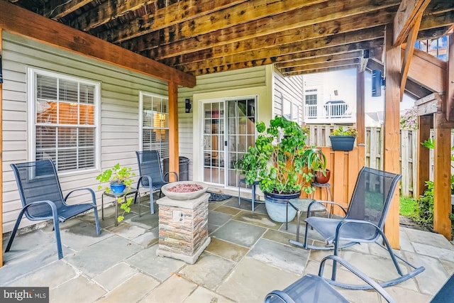 603 Howitzer Ter NE, Leesburg, VA 20176 - view of patio / terrace