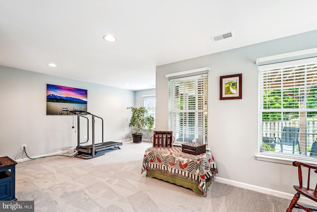 603 Howitzer Ter NE, Leesburg, VA 20176 - living area with carpet floors and recessed lighting