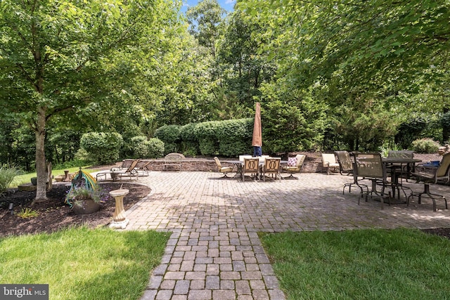 77 Lionheart Ter, Falling Waters, WV 25419 - view of patio with outdoor dining area