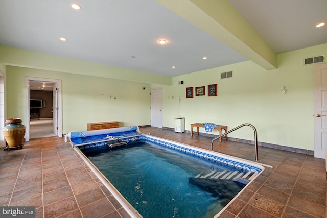 77 Lionheart Ter, Falling Waters, WV 25419 - indoor pool with a hot tub