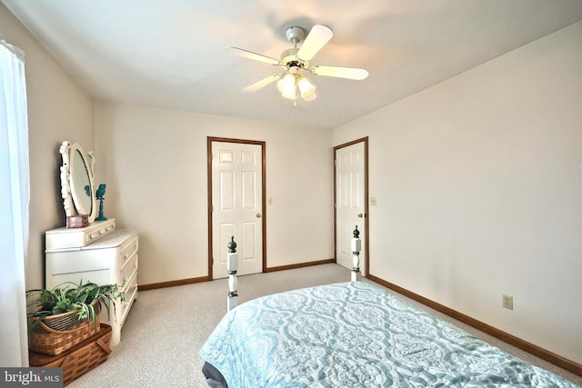 574 Mathias Rd, Littlestown, PA 17340 - bedroom featuring light carpet and ceiling fan
