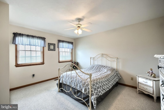 574 Mathias Rd, Littlestown, PA 17340 - carpeted bedroom with baseboards and a ceiling fan