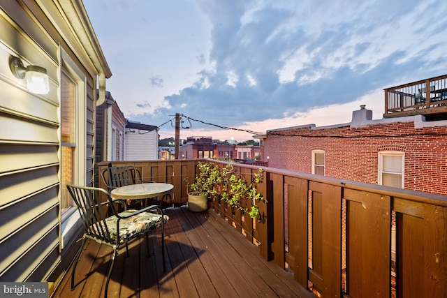 3004 E Pratt St, Baltimore, MD 21224 - view of wooden terrace