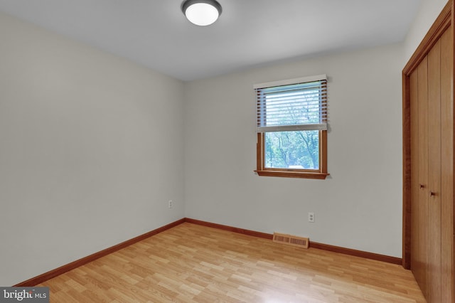 129 Deck Rd, Womelsdorf, PA 19567 - unfurnished bedroom with light wood-style flooring and a closet