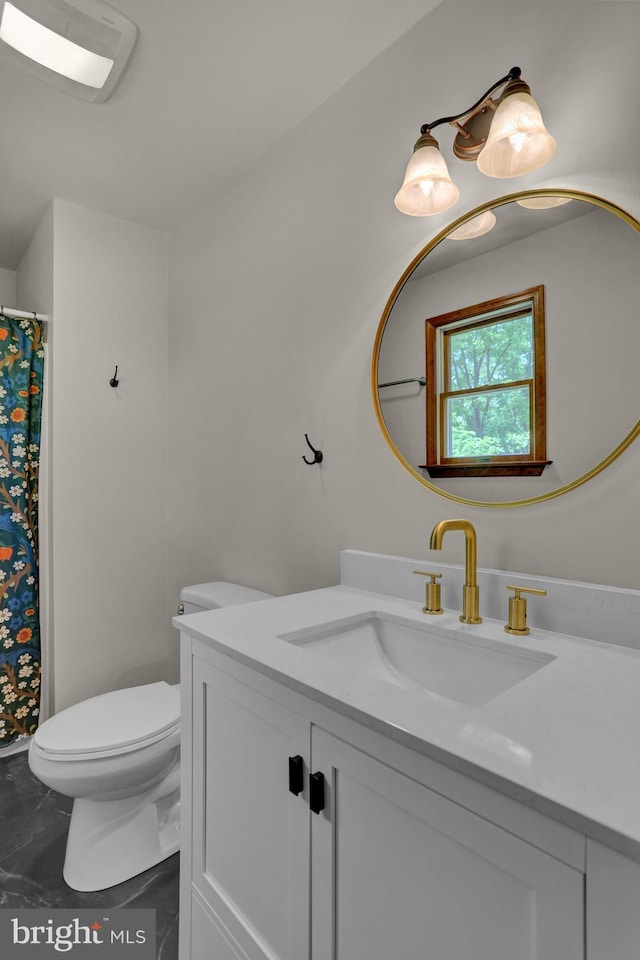 129 Deck Rd, Womelsdorf, PA 19567 - bathroom with vanity and a shower with shower curtain