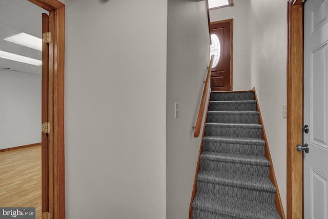 129 Deck Rd, Womelsdorf, PA 19567 - stairs with wood finished floors