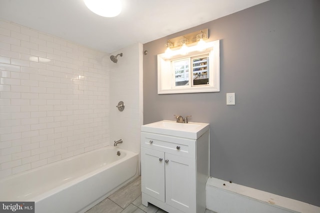133 E Federal St, Burlington, NJ 08016 - full bathroom featuring vanity and  shower combination