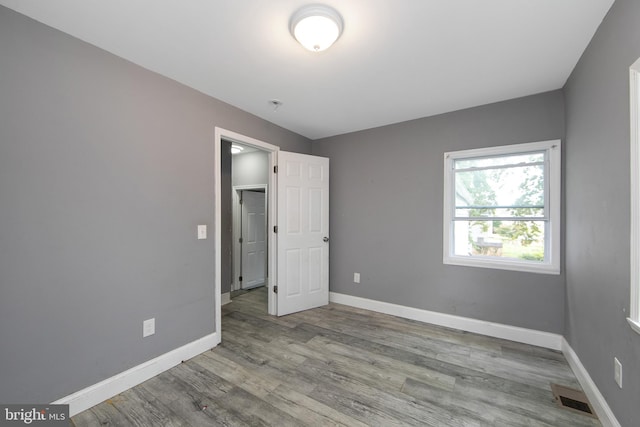 133 E Federal St, Burlington, NJ 08016 - spare room featuring wood finished floors and baseboards