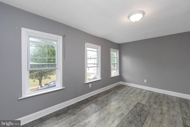 133 E Federal St, Burlington, NJ 08016 - spare room featuring healthy amount of natural light, wood finished floors, and baseboards