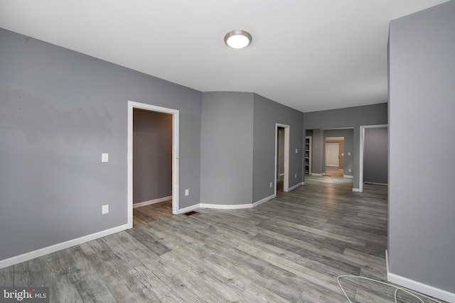 133 E Federal St, Burlington, NJ 08016 - empty room featuring wood finished floors and baseboards