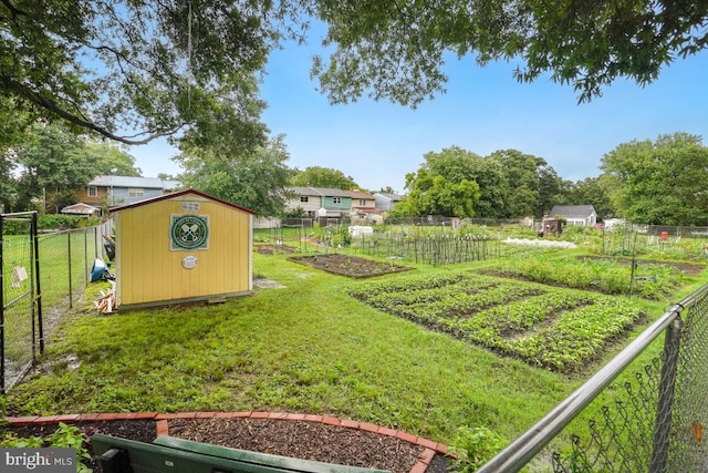 7719 Haines Ct, Laurel, MD 20707 - fenced backyard with a garden and a shed