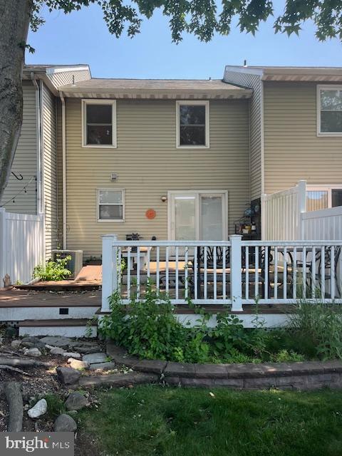 46 Carriage Stop Pl, Florence, NJ 08518 - back of house featuring a deck