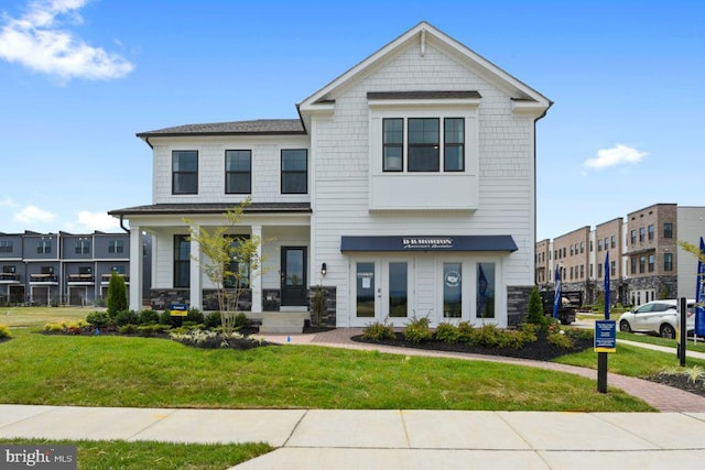 478 Ensemble Way, Frederick, MD 21701 - view of property with a front lawn