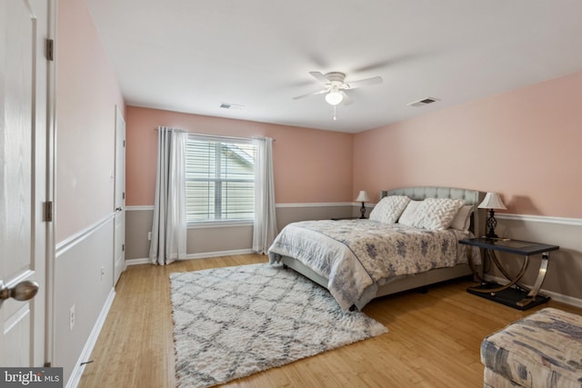 31746 Chablis Ln Unit 71, Lewes, DE 19958 - bedroom with light wood finished floors, baseboards, and a ceiling fan