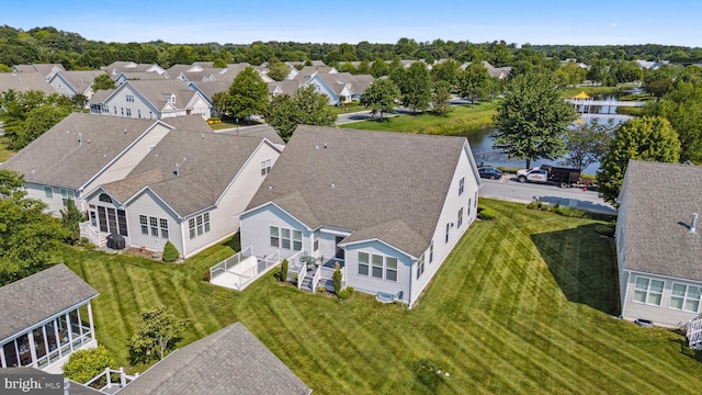 31746 Chablis Ln Unit 71, Lewes, DE 19958 - aerial view of residential area featuring a nearby body of water