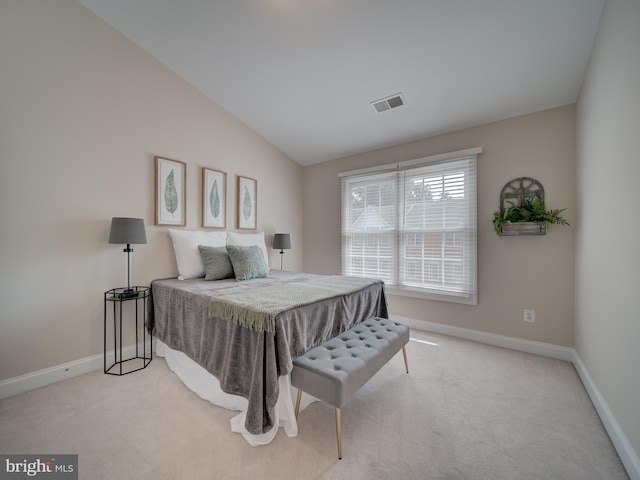 8320 Dockray Ct, Lorton, VA 22079 - carpeted bedroom featuring baseboards and lofted ceiling