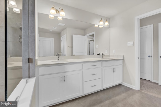 470 Herringbone Way, Frederick, MD 21701 - bathroom featuring double vanity and baseboards