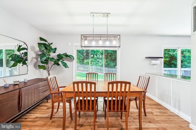 10105 Meredith Ave, Silver Spring, MD 20910 - dining room featuring light wood finished floors, healthy amount of natural light, and baseboards