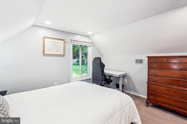 10105 Meredith Ave, Silver Spring, MD 20910 - bedroom featuring vaulted ceiling, carpet, baseboards, and recessed lighting