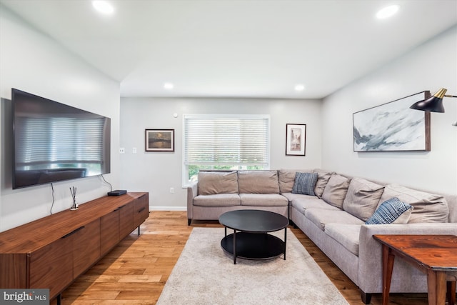 10105 Meredith Ave, Silver Spring, MD 20910 - living room with recessed lighting and light wood-style floors