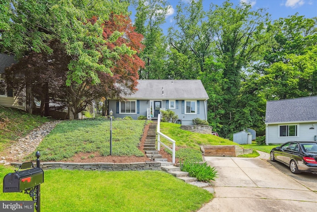 10105 Meredith Ave, Silver Spring, MD 20910 - view of front of property featuring stairs and a front yard