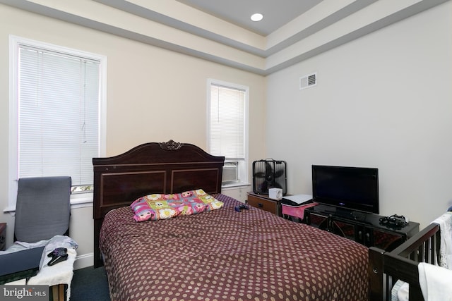 2421 E Madison St E, Baltimore, MD 21205 - carpeted bedroom featuring cooling unit and baseboards