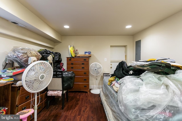 2421 E Madison St E, Baltimore, MD 21205 - bedroom featuring wood finished floors, recessed lighting, and electric panel