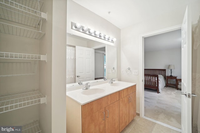 1117 Primrose Ct Unit 304, Annapolis, MD 21403 - ensuite bathroom with double vanity and tile patterned flooring