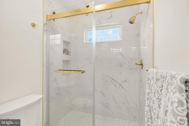 12436 Bacall Ln, Potomac, MD 20854 - bathroom with toilet and a stall shower