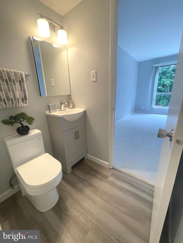 3700 N Rosser St Unit 104, Alexandria, VA 22311 - bathroom featuring wood finished floors and vanity