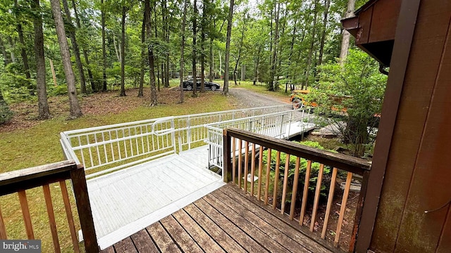 28 Myrtle Dr, Gerrardstown, WV 25420 - view of wooden porch