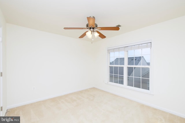 9573 5th Pl, Lorton, VA 22079 - unfurnished room featuring light carpet and ceiling fan