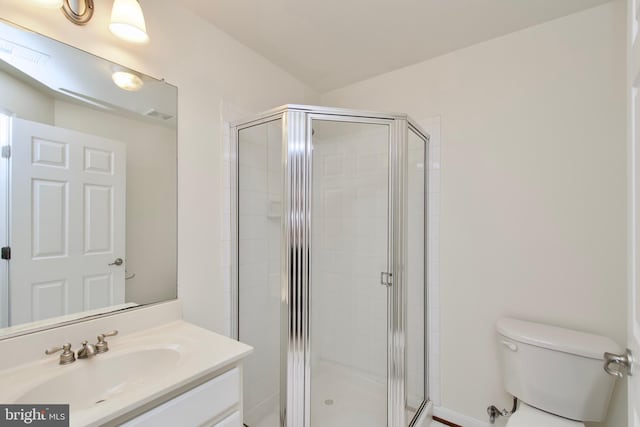 9573 5th Pl, Lorton, VA 22079 - bathroom featuring vanity and a shower stall