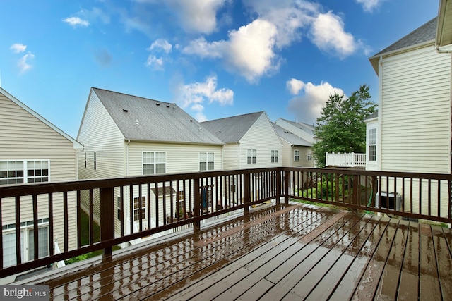 9573 5th Pl, Lorton, VA 22079 - deck featuring a residential view