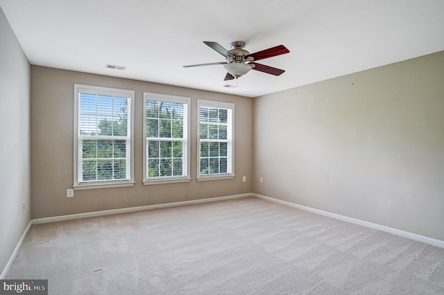5968 Manorview Way, Alexandria, VA 22315 - carpeted spare room with baseboards and ceiling fan