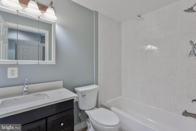 4109 Leisure Dr, Temple Hills, MD 20748 - full bath with toilet, vanity, and  shower combination