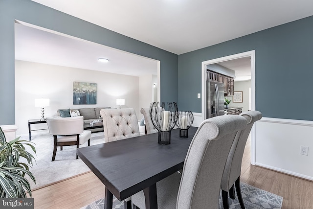 10447 Carriagepark Ct, Fairfax, VA 22032 - dining space with light wood-type flooring