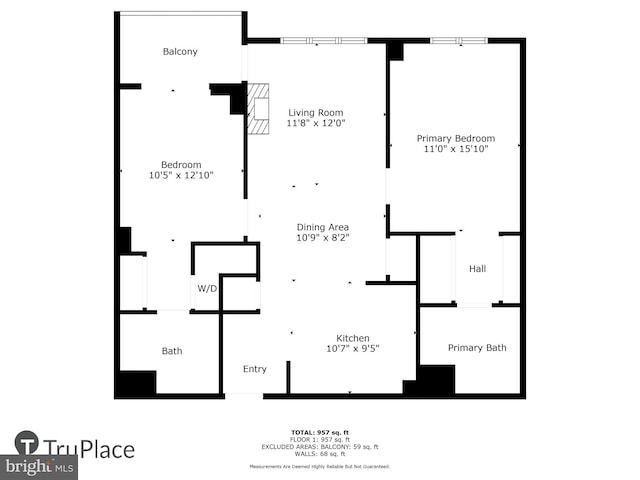 3101 N Hampton Dr Unit 314, Alexandria, VA 22302 - home floor plan